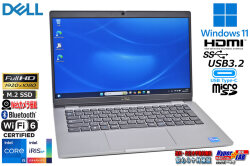 フルHD Wi-Fi6 DELL Latitude 5320 第11世代 Core i5 1145G7 IrisXe M.2SSD256G メモリ8G USBType-C Webカメラ Windows11