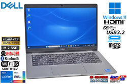Wi-Fi6 フルHD メモリ16G DELL Latitude 5320 Core i5 1145G7 IrisXe M.2SSD256G USBType-C Webカメラ Windows11