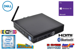 新品マザー ミニPC DELL OPTIPLEX 3070 micro Core i5 9500T M.2SSD256G HDD500G メモリ8G Wi-Fi HDMI Windows10 リカバリ付