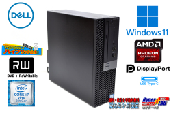 メモリ16G Windows11 DELL OPTIPLEX 7060 SF Core i7 8700 新品M.2SSD512G HDD2TB USBType-C マルチ Radeon