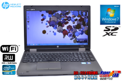 アウトレット 中古ノートパソコン Core i5 2540M (2.60GHz) HP ProBook 6560b Windows7 メモリ2G HDD320GB マルチ WiFi 訳あり