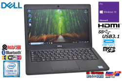 美品 ノートパソコン 中古 DELL Latitude 5280 Core i3 7100U メモリ8G HDD500G Webカメラ Wi-Fi USBType-C Windows10
