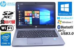 美品 中古ノートパソコン メモリ8GB HP EliteBook 840 G1 Core i5 4200U (1.60GHz) Windows10 64bit WiFi Bluetooth カメラ USB3.0 Windows7/8リカバリ付