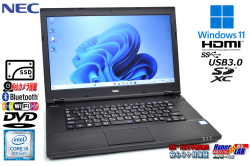 Windows11 Webカメラ 新品SSD512G NEC VersaPro VKT16/X-2 Corei5 8250U メモリ8G DVD Wi-Fi Bluetooth
