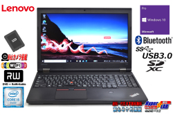 中古ノートパソコン レノボ ThinkPad L560 Core i5 6300U 新品SSD256G メモリ8G Wi-Fi マルチ SDXC Windows10