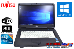 Windows10 15.6型HD+液晶 富士通ノートパソコン LIFEBOOK A550/B Core i5 560M(2.66GHz) メモリ4G DVDマルチ WiFi