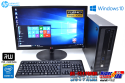 Windows10 Pro リカバリ付 24w液晶セット 中古パソコン HP ProDesk 600 G1 SFF Core i5 4590 (3.30GHz) メモリ4G HDD500G USB3.0 マルチ