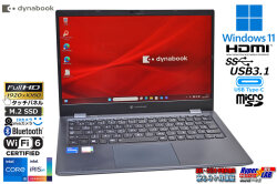 訳あり タッチパネル フルHD dynabook G83/HS Core i5 1135G7 メモリ16GB M.2SSD256G Wi-Fi6 顔認証 Webカメラ USBType-C Windows11