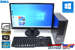 新品SSD 23.6型フルHD 中古パソコン Core i5 3470 (3.20GHz) Windows10 64bit DELL OPTIPLEX 7010 メモリ4G マルチ 液晶セット