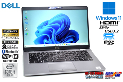 タッチパネル 13.3型 フルHD Wi-Fi6 顔認証 DELL Latitude 5310 第10世代 Core i5 10310U M.2SSD256G メモリ8G USBType-C Webカメラ Windows11