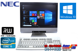 中古パソコン 19型ワイド液晶一体型 NEC Mate MK25M/GF-D Core i5 2520M (2.50GHz) Windows10 64bit メモリ2GB マルチ