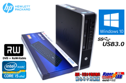 中古パソコン HP Elite 8300 us Core i5 3470s (2.90GHz) Windows10 64bit メモリ4G HDD320GB マルチ USB3.0 小型PC