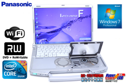 ハンドル付 14.1型 モバイルノートパソコン Panasonic レッツノート CF-F10 Core i5 580M(2.66GHz) メモリ4G HDD320G WiFi マルチ Windows7 64bit