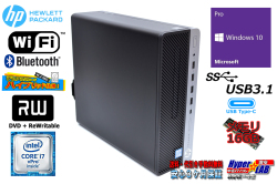 メモリ16G Wi-Fi Bluetooth HP ProDesk 600 G3 SFF Core i7 6700 新品M.2SSD256G HDD2TB USBType-C マルチ Windows10