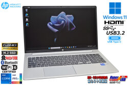 メモリ32G フルHD Wi-Fi6 HP ProBook 450 G9 第12世代 Core i7 1255U IrisXe M.2SSD512G Webカメラ USBType-C Windows11