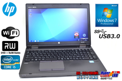 Windows7 64bit 中古ノートパソコン HP ProBook 6570b Core i5-3360M(2.80GHz) メモリ4G HDD320GB マルチ WiFi USB3.0