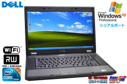 WindowsXP シリアルポート ノートパソコン DELL Latitude E5510 Core i5 520M HDD500G メモリ4G マルチ Wi-Fi 15.6型液晶