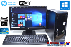 WLAN搭載 20型液晶セット 中古パソコン HP PAVILION S5-1250JP Core i3 2120 （3.30GHｚ） メモリ4G HDD500GB マルチ Windows10 64bit