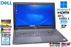 訳あり フルHD ノートパソコン DELL Latitude 3500 Core i5 8265U M.2SSD256G HDD500G メモリ8G USBType-C Webカメラ Wi-Fi Windows11
