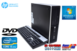 Windows7 32bit 中古パソコン HP 8200 Elite SF Core i5 2400 (3.10GHz) メモリ4G HDD250GB DVD スリム 省スペース