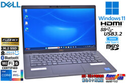 メモリ32G フルHD Wi-Fi6 顔認証 Core i7 1185G7 IrisXe DELL Latitude 7320 M.2SSD512G Webカメラ Windows11