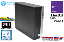 HDMI メモリ16G HP ProDesk 400 G6 SFF 第9世代 Core i5 9500 新品M.2SSD512G HDD2TB USB3.1 マルチ Windows10