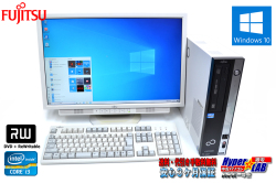 24.1型WUXGA液晶セット 中古パソコン 富士通 ESPRIMO D551/D Core i3-2120 (3.30GHz) メモリ4G HDD500GB マルチ Windows10