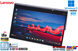 2-in-1 Lenovo ThinkPad X1 Yoga 4th Core i5 8265U メモリ8G m.2SSD256G フルHD LTE Wi-Fi 顔認証 カメラ Windows11