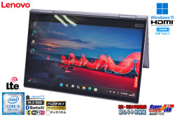 2-in-1 Lenovo ThinkPad X1 Yoga 4th SIMフリー 顔認証 Core i5 8265U m.2SSD256G メモリ8G Wi-Fi スタイラスペン Windows11