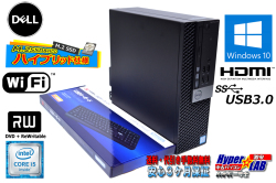 Wi-Fi M.2 SSD&HDD 中古パソコン DELL OPTIPLEX 5040 SF 第6世代 Core i5 6500 (3.20GHz) メモリ4G マルチ Windows10