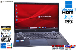 訳あり メモリ16G タッチパネル dynabook G83/HS Core i5 1135G7 IrisXe フルHD 13.3型 M.2SSD256G 顔認証 Wi-Fi6 Type-C Windows11