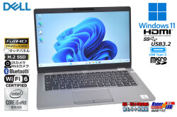 FHD タッチパネル 顔認証 Wi-Fi6 DELL Latitude 5310 第10世代 Core i5 10310U 新品M.2SSD512G メモリ8G USBType-C Webカメラ Windows11