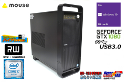 ゲーミングPC メモリ32G GTX1080 mouse DAIV-DGZ500H5 Core i7 6700K SSD256GB HDD2TB マルチ Windows10