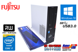 中古パソコン 4コア8スレッド Core i7 4790 (最大4.00GHz) 富士通 ESPRIMO D583/KW メモリ8G HDD1T マルチ USB3.0 Windows10 64bit