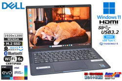 13.3型 WUXGA DELL Latitude 7340 第13世代 Core i7 1365U Wi-Fi6E 顔認証 メモリ16G M.2SSD256G Webカメラ Windows11