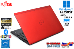 フルHD 顔認証 Webカメラ Windows11 富士通 LIFEBOOK U939/B Celeron 4305U m.2SSD128G メモリ4G Wi-Fi USBType-C