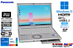 顔認証 Wi-Fi6 新品m.2SSD1TB Panasonic Let's note SV1 メモリ16G 第11世代 Core i7 1185G7 Thunderbolt4 Webカメラ Windows11