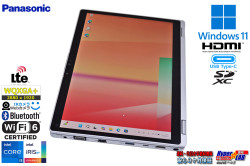 LTE 12型 WQXGA+ 2-in-1 Panasonic Let's note QV1 Core i5 1145G7 IrisXe メモリ16G m.2SSD256G Wi-Fi6 顔認証 Windows11