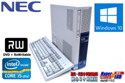 Windows10 NEC 中古パソコン Mate MK25M/E-D Core i5 2400S(2.50GHz) メモリ4G DVDマルチ HDD250GB