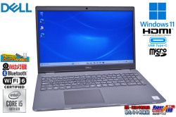 m.2SSD256G HDD500G 15.6型 DELL Latitude 3510 Core i5 10310U Wi-Fi6 Webカメラ メモリ8G USBType-C Windows11