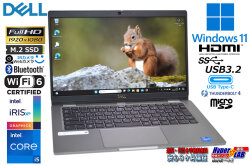 顔認証 フルHD Wi-Fi6 DELL Latitude 5320 第11世代 Core i5 1145G7 M.2SSD256G メモリ8G USBType-C Webカメラ Windows11