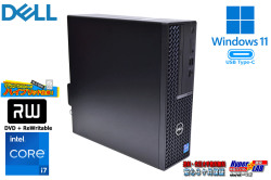 DELL OPTIPLEX SFF Plus 7010 第13世代 Core i7 13700 メモリ16G M.2SSD512G HDD2TB USBType-C マルチ Windows11