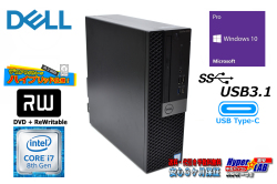 メモリ16G DELL OPTIPLEX 5060 SF 6コア12スレッド Core i7 8700 ｍ.2SSD256G HDD1TB マルチ USBType-C Windows10