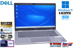 タッチパネル フルHD Core Ultra 5 135U DELL Latitude 5350 メモリ16G M.2SSD256G Wi-Fi6E 顔認証 Webカメラ Windows11