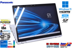 LTE 2-in-1 Panasonic Let's note QV1 Core i5 1145G7 IrisXe メモリ16G m.2SSD256G WQXGA+ 顔認証 Wi-Fi6 Windows11