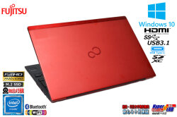 13.3型 フルHD 中古 富士通 LIFEBOOK U938/S Celeron 3965U Webカメラ M.2SSD128G メモリ4G Wi-Fi Bluetooth USBType-C Windows10
