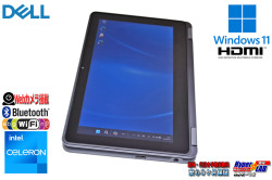 11.6型 タッチパネル Dell Latitude 3120 2-in-1 m.2SSD128G 4コア Celeron N5100 メモリ4G Wi-Fi Webカメラx2 HDMI  Windows11
