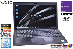 13.3型 フルHD VAIO Pro PG VJPG11C11N Core i5 7200U Windows10 M.2SSD256G メモリ8G Wi-Fi Webカメラ