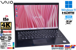4K 14.0型 SIMフリー VAIO Pro PK VJPK13C12N Core i7 1065G7 IrisPlus メモリ16G M.2SSD128G Wi-Fi6 Webカメラ USBType-C Windows11