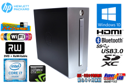 中古パソコン HP Envy 750-180jp Core i7 6700K GeForceGTX メモリ16G SSD256G HDD2000G Wi-Fi Bluetooth Windows10